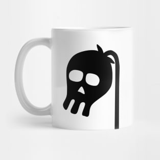 Black Skull Bell Single Spring Flower Mug